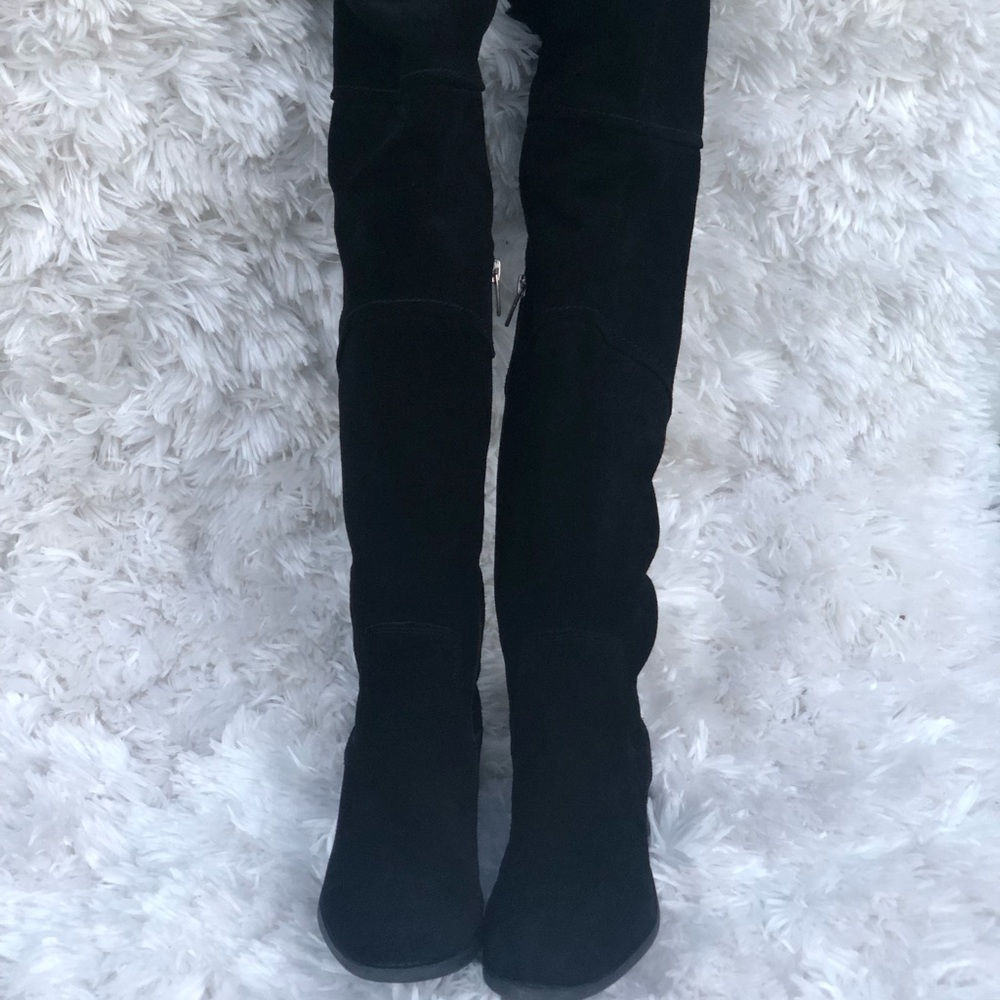 Vince Camuto velvet over the knee boots size 6